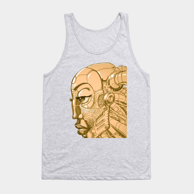 Robot Lady- Sandy Tank Top by Samax